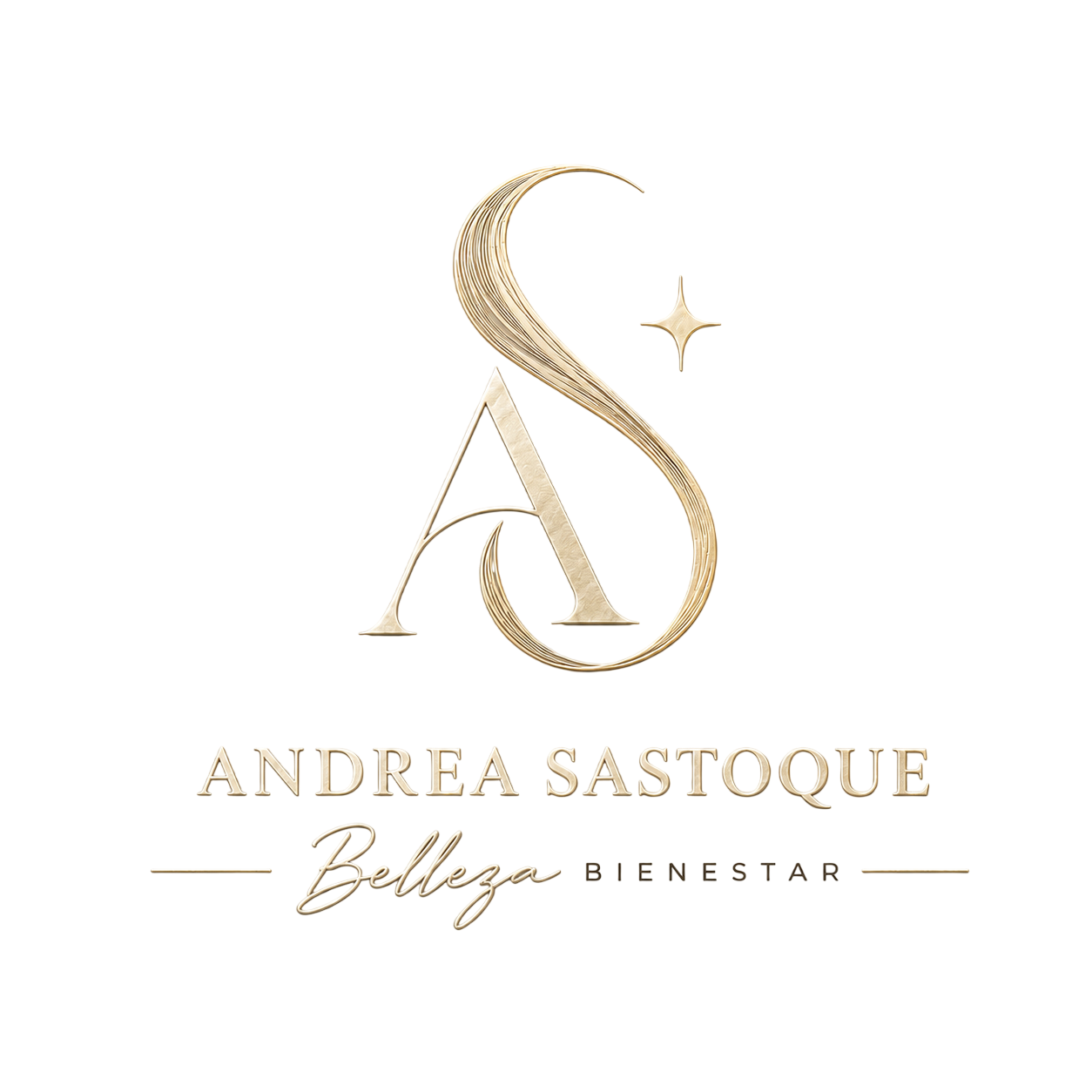 Logotipo de Andrea Sastoque, Belleza y Bienestar